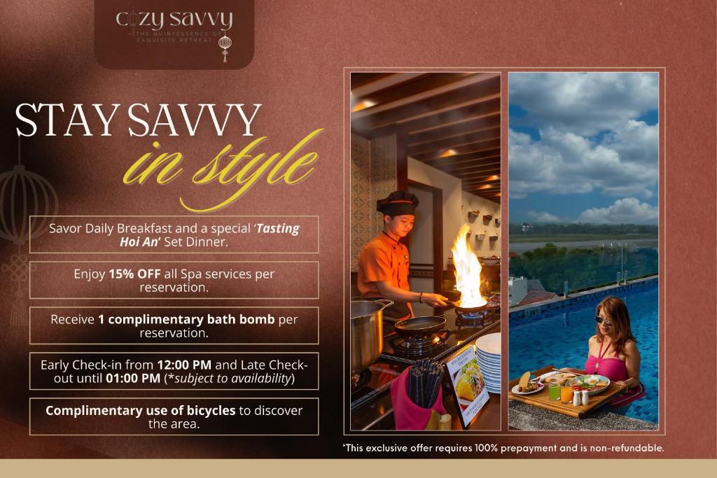 Bố cục Cozy Savvy Hoi An - The Quintessence of Exquisite Retreat