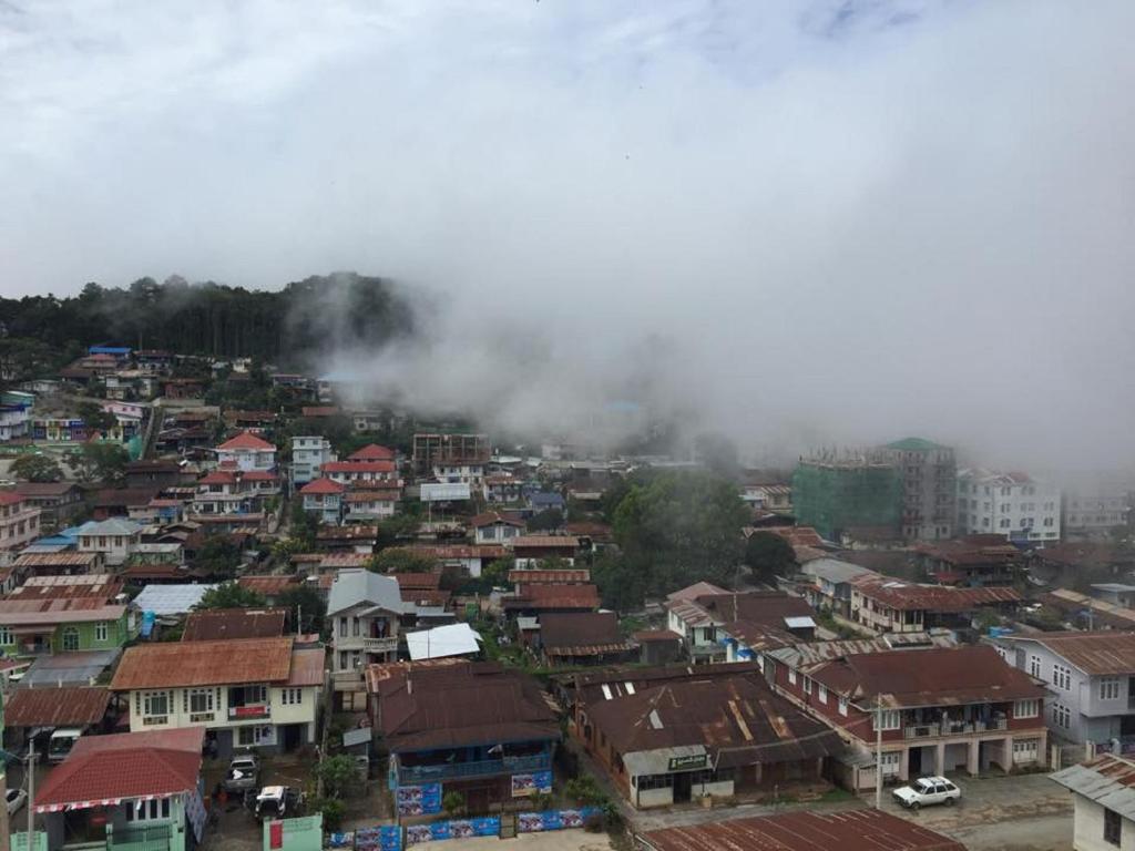 Nespecifikovaný výhled na destinaci Taunggyi nebo výhled na město při pohledu z hotelu