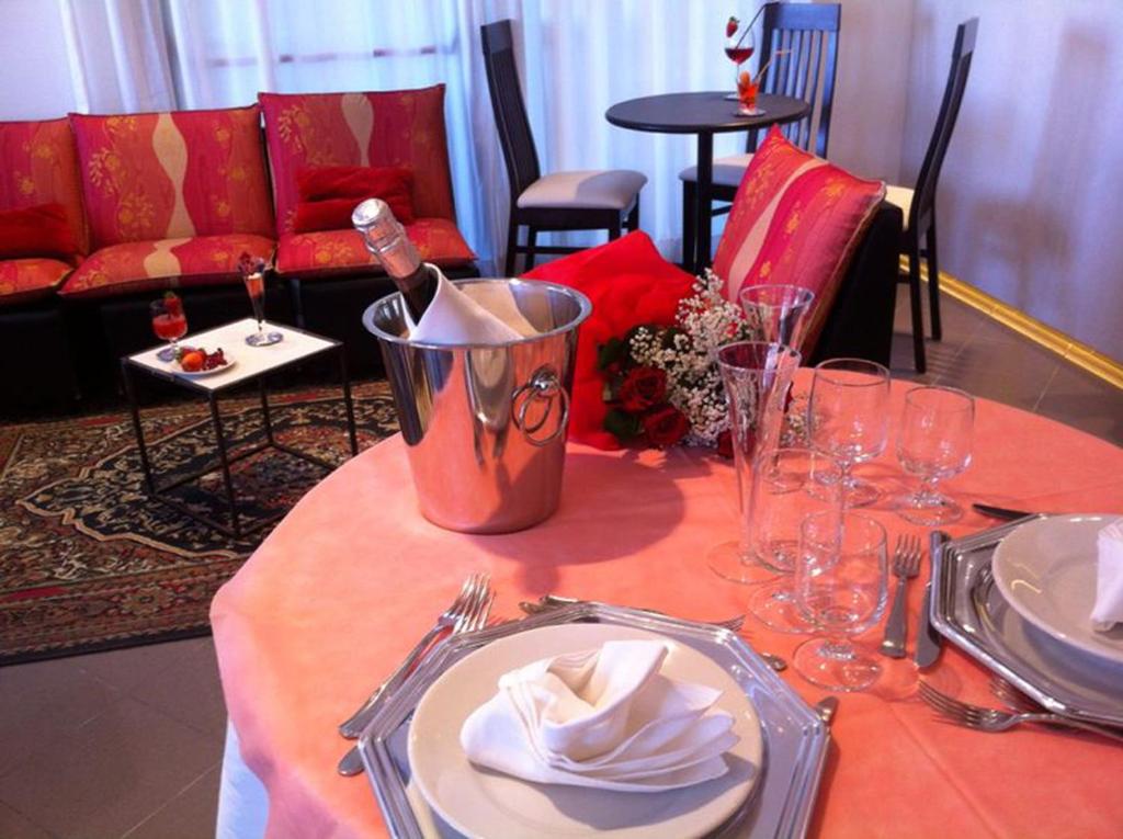 Posezení v ubytování Hotel Aurora