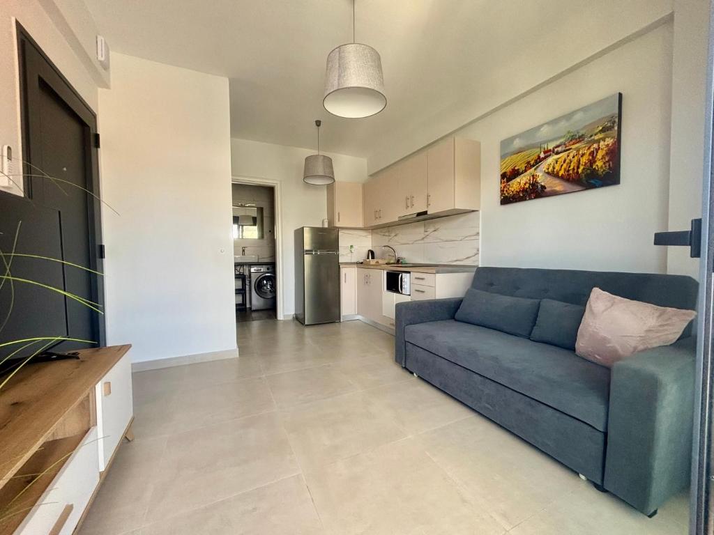 Posezení v ubytování Ariadne Complex Apartment AD7-08