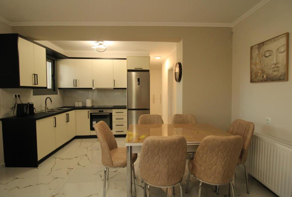 Kuchyň nebo kuchyňský kout v ubytování Serenity Oropos