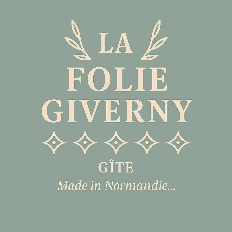 une affiche pour le cadeau de la galerie La Foto fabriqué à Normanmite dans l'établissement La Folie Giverny - Gîte 5 étoiles Made in Normandie - Maison privatisée -centre village, à Giverny