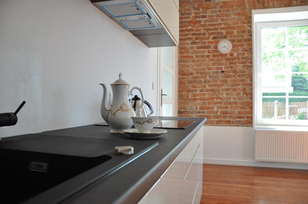 Kuchyňa alebo kuchynka v ubytovaní BE WELL 3-Rooms Apartment with Parking and Garden