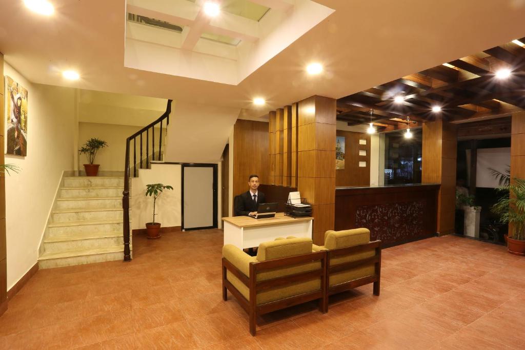 Posezení v ubytování Hotel Jay Suites