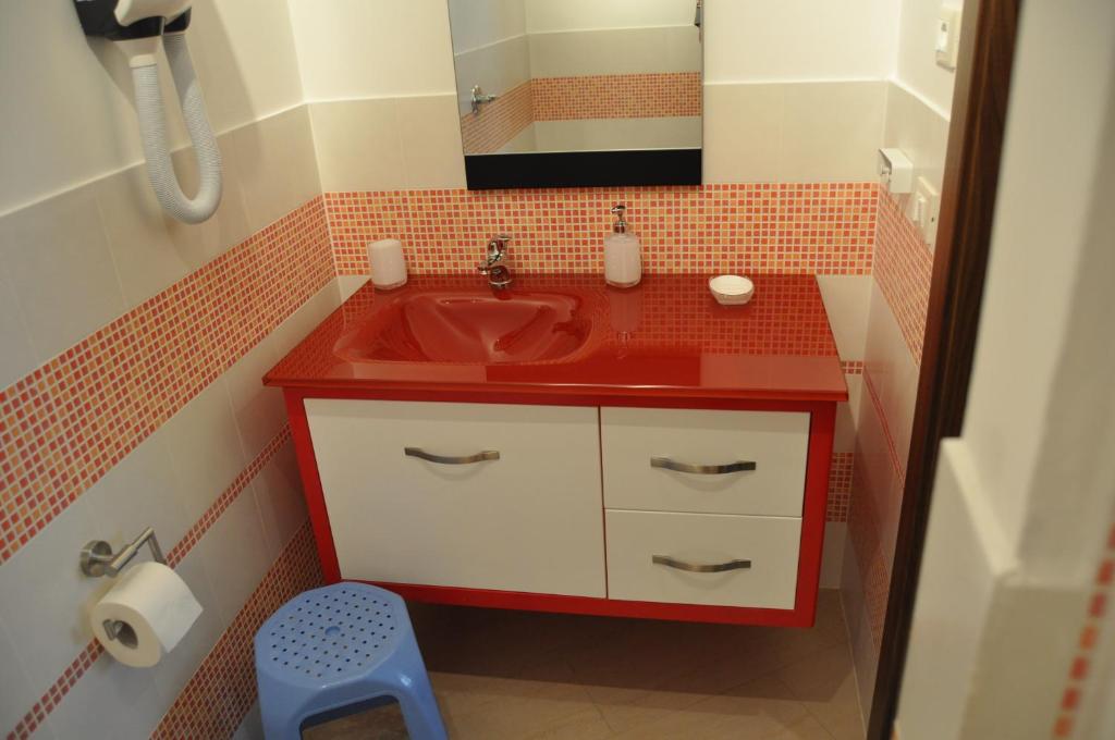 Koupelna v ubytování B&B Villa Marsico