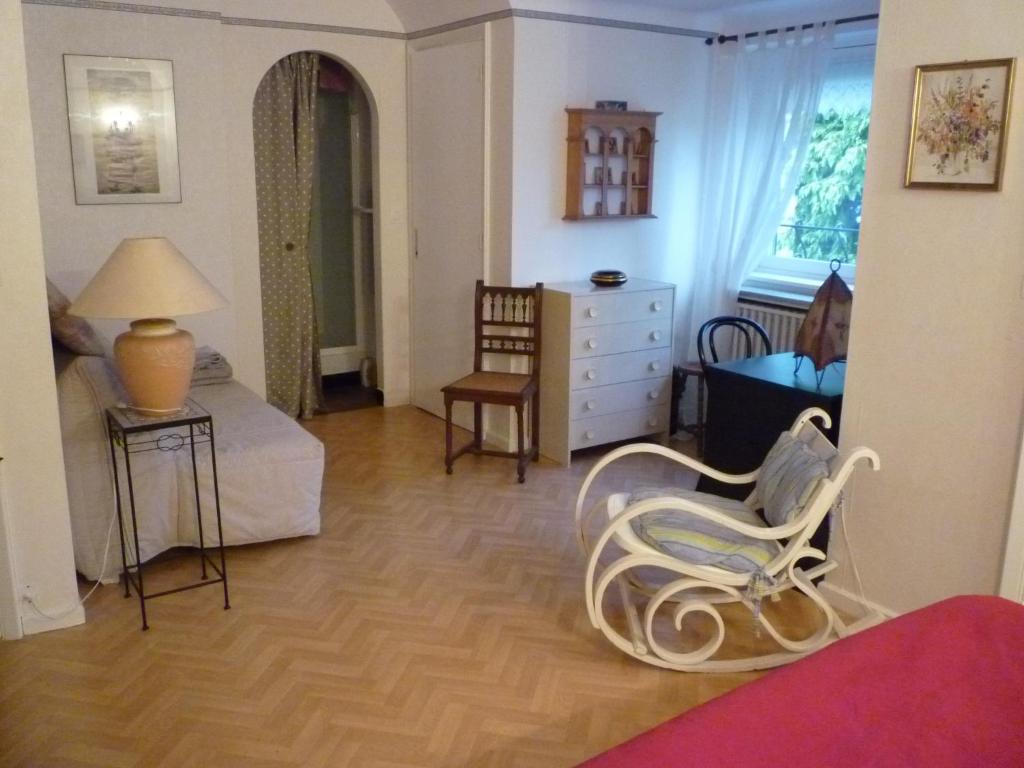 Posezení v ubytování au vieux cèdre