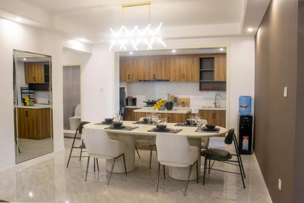 Kuchyň nebo kuchyňský kout v ubytování Raba properties