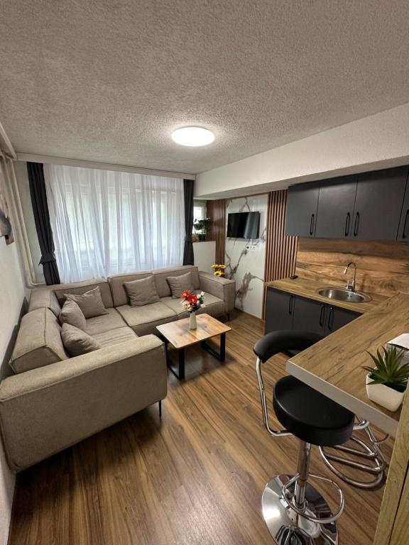 Χώρος καθιστικού στο Nest Apartments - City Center