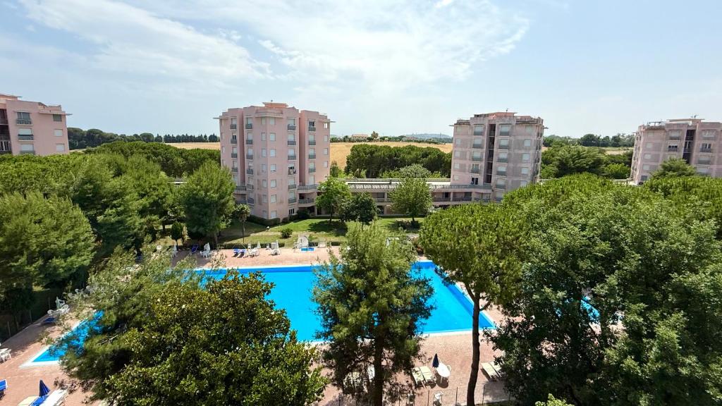 M446 - Marcelli, trilocale in residence con piscina