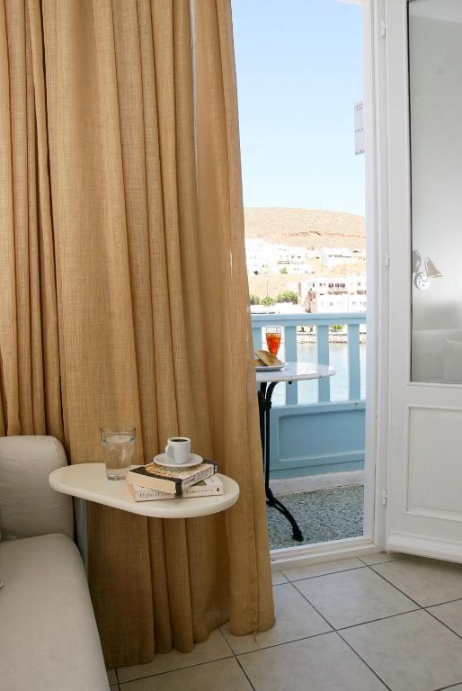 Balkón nebo terasa v ubytování Paradissos Hotel