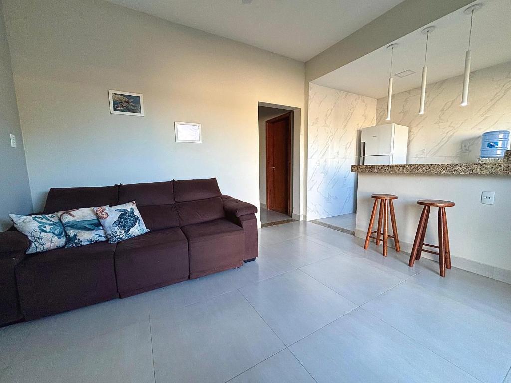 Nhà bếp/bếp nhỏ tại Casa Tartaruga 4 - Sofisticação a 50m da Praia de Guriri
