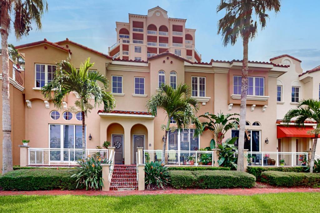 Bygningen som feriehuset ligger i