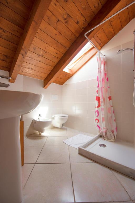 Koupelna v ubytování Hotel Bristol