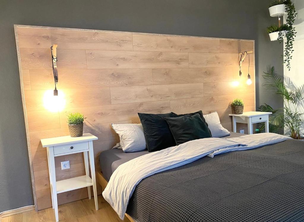 Postel nebo postele na pokoji v ubytování Apartment Friedrich