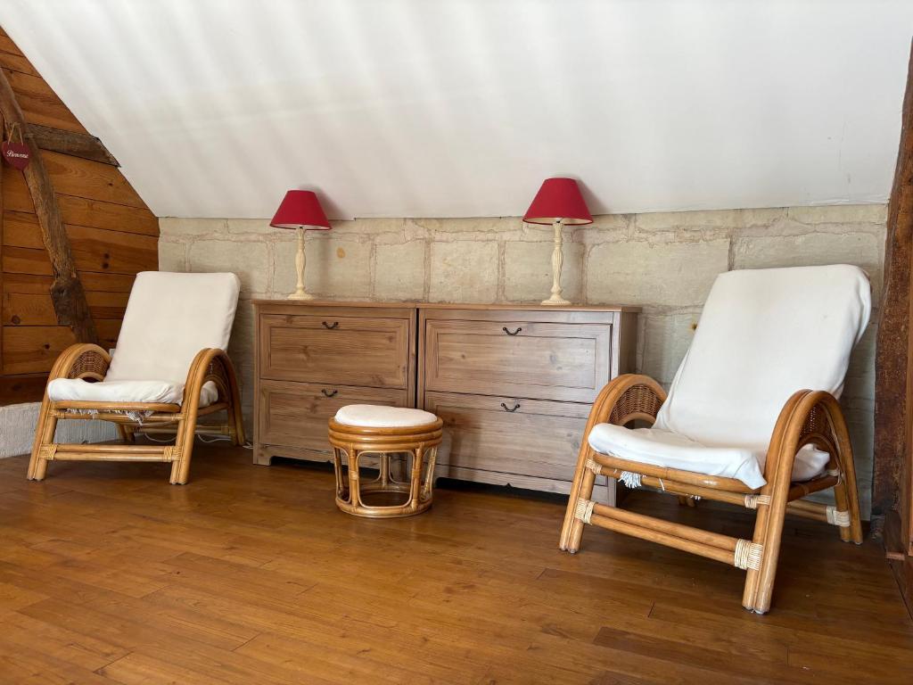 Les Peupliers Loire - King Room With Garden View