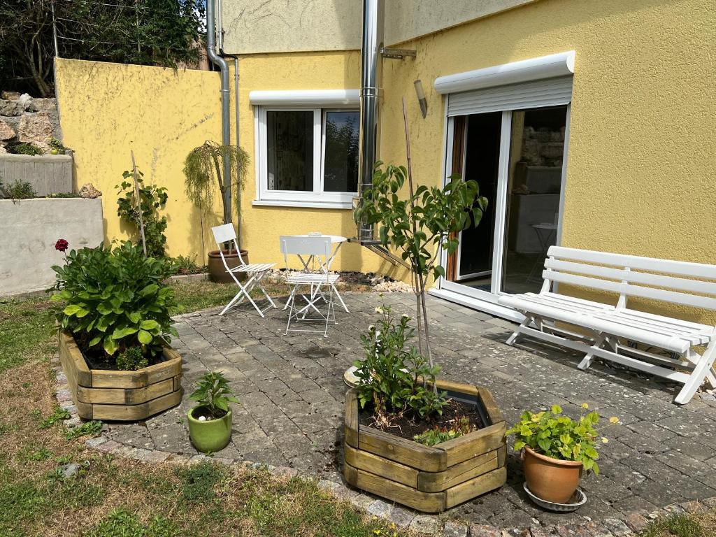 Κήπος έξω από το Einliegerwohnung in ruhiger Lage