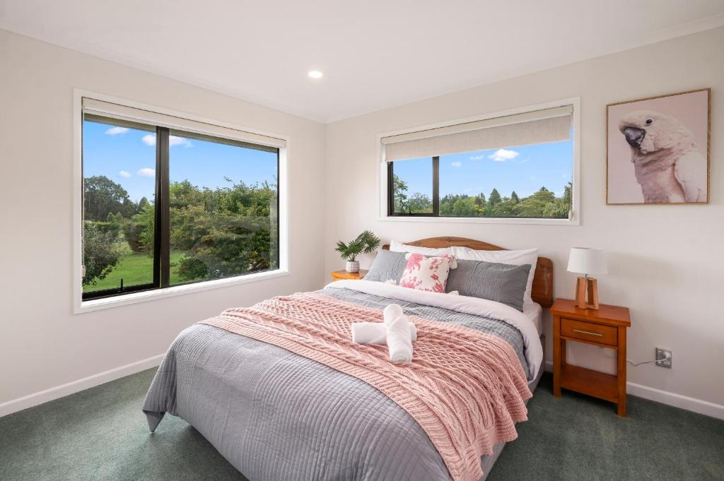Rotorua Family Retreat Hamurana 10000sqm Lawn - Resim 14