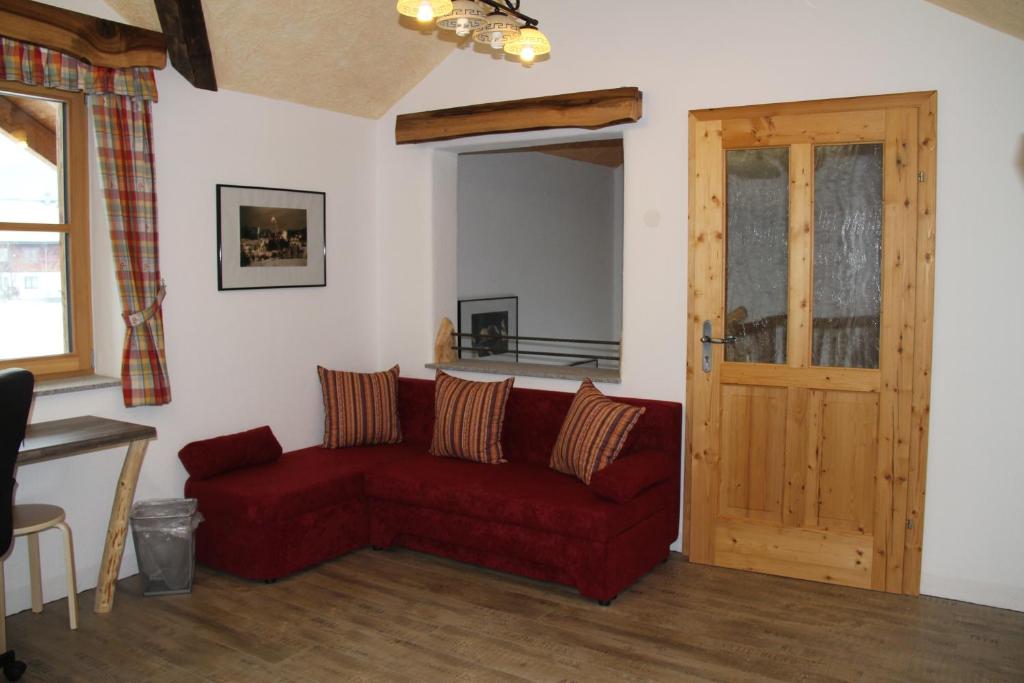 Posezení v ubytování Alpenchalet Gosau