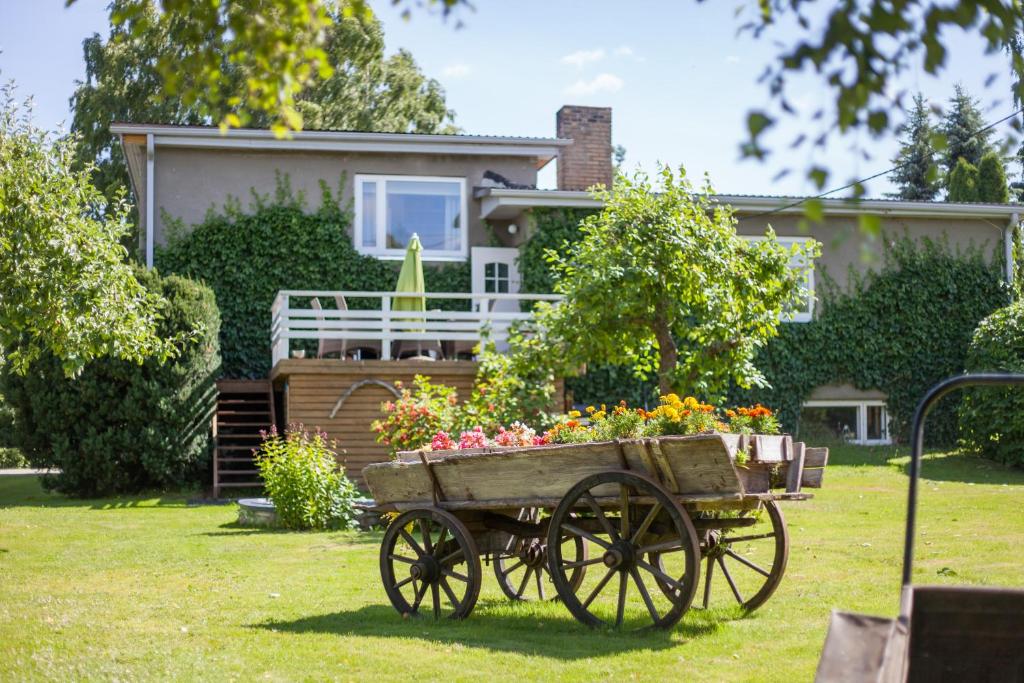 Zahrada ubytování Västriku Holiday Home