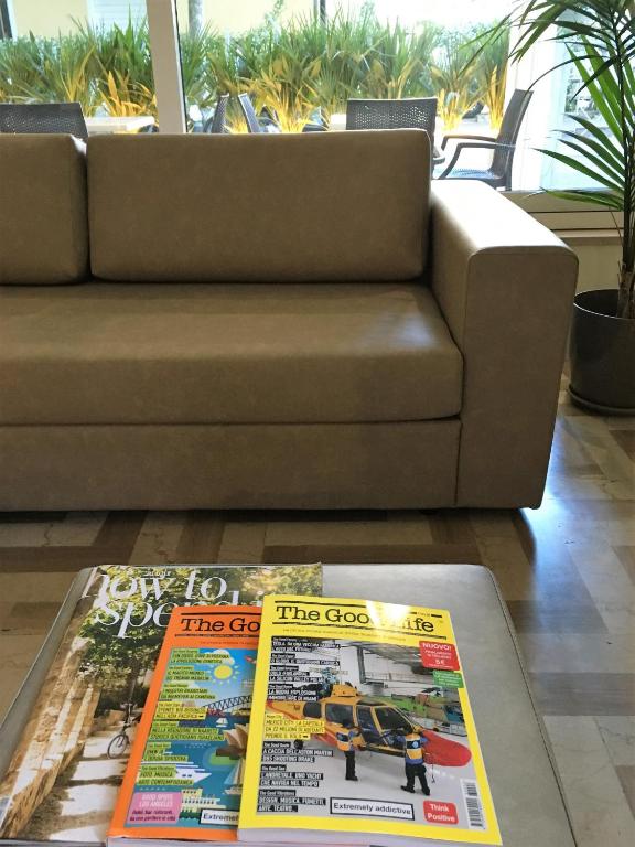 Posezení v ubytování Hotel Lux
