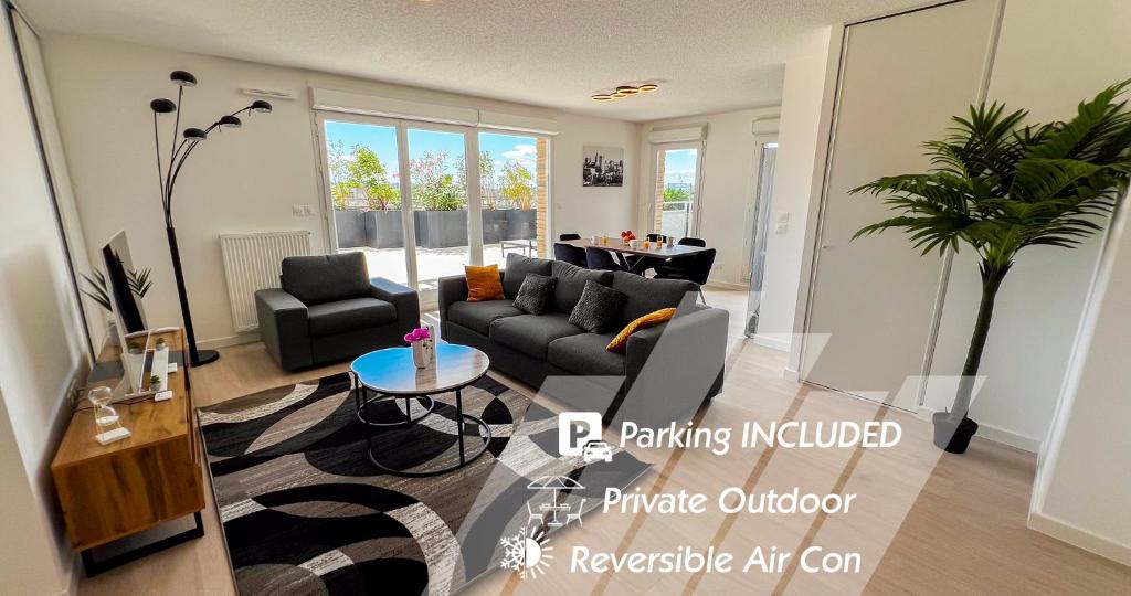 AC - Rooftop 110m2 Exceptional - Parking Included