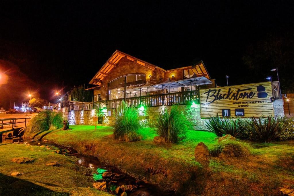 Zahrada ubytování BlackStone Apart Boutique Hotel