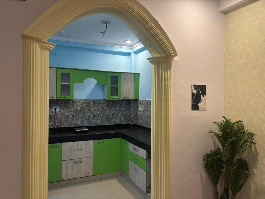 Kuchyň nebo kuchyňský kout v ubytování Vista Kove - Flat 301