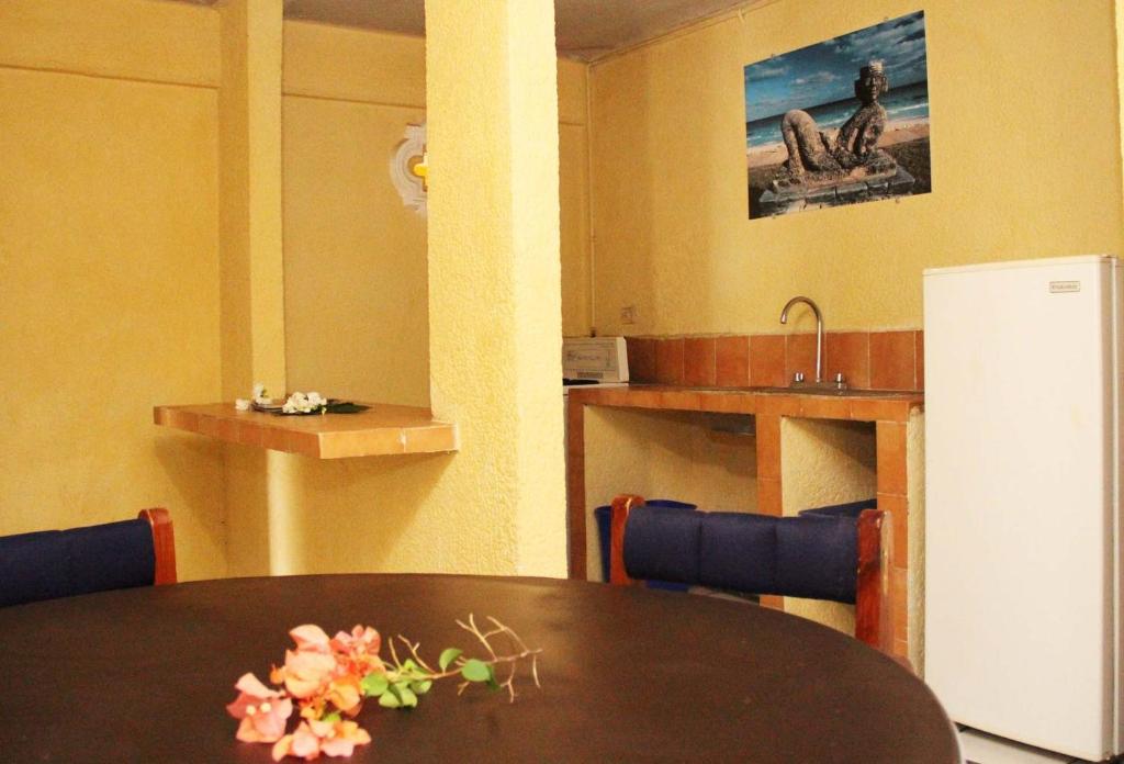 Kuchyň nebo kuchyňský kout v ubytování Hotel Suites Elia Noemi