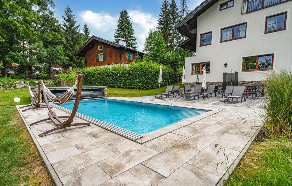 Bazén v ubytování Attraktive Ferienwohnung Wagr, nebo v jeho okolí
