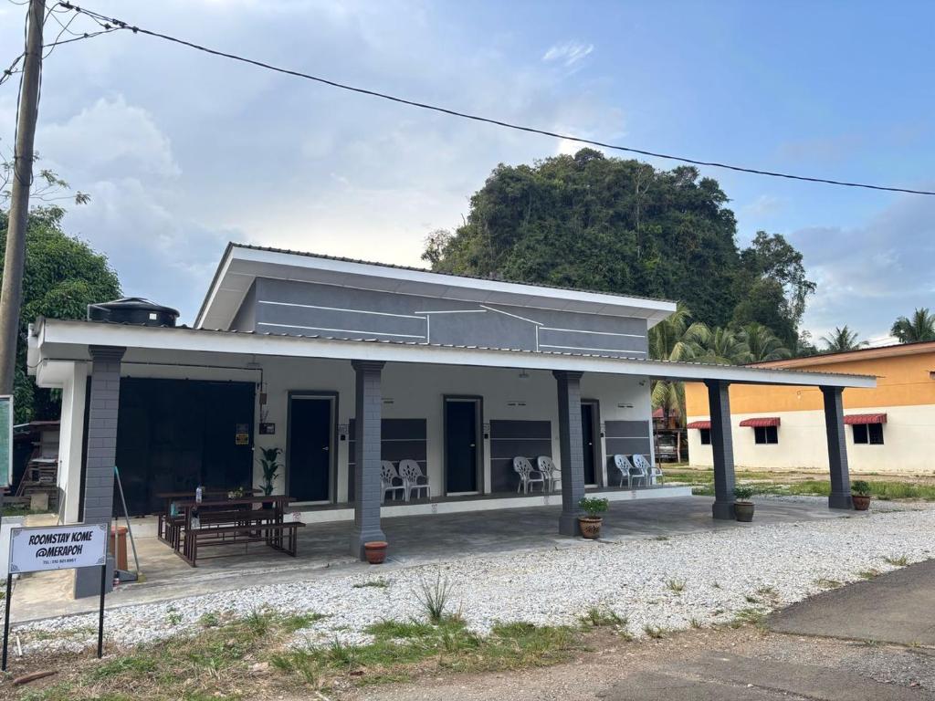 Bygningen som den private indkvartering ligger i