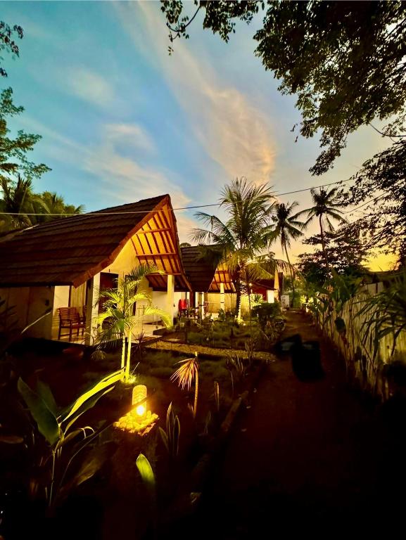 Zahrada ubytování KABY Bungalows