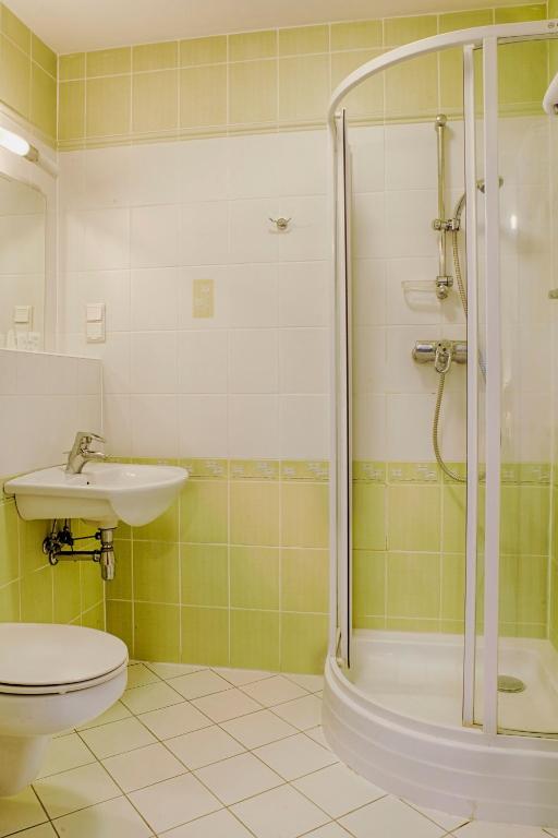 Kúpeľňa v ubytovaní Hotel Lival