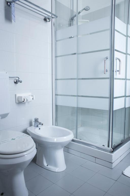 A bathroom at Hotel Parco Fiera