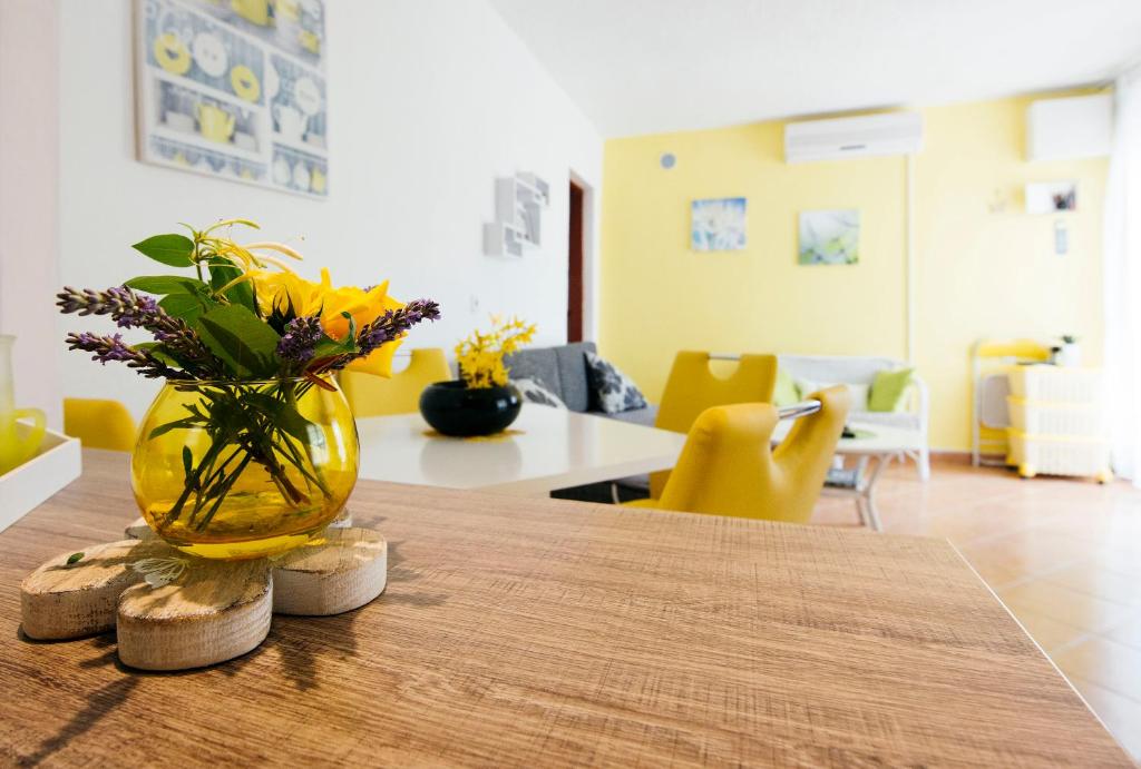 Posezení v ubytování Casa Nela