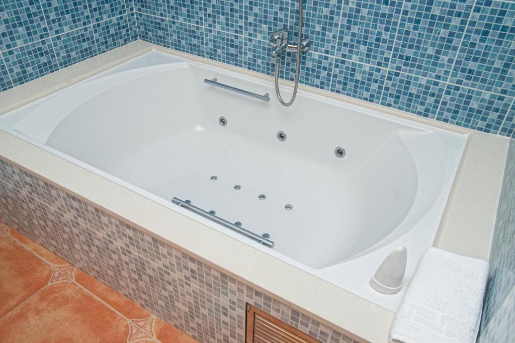 Koupelna v ubytování Hotel La Posada