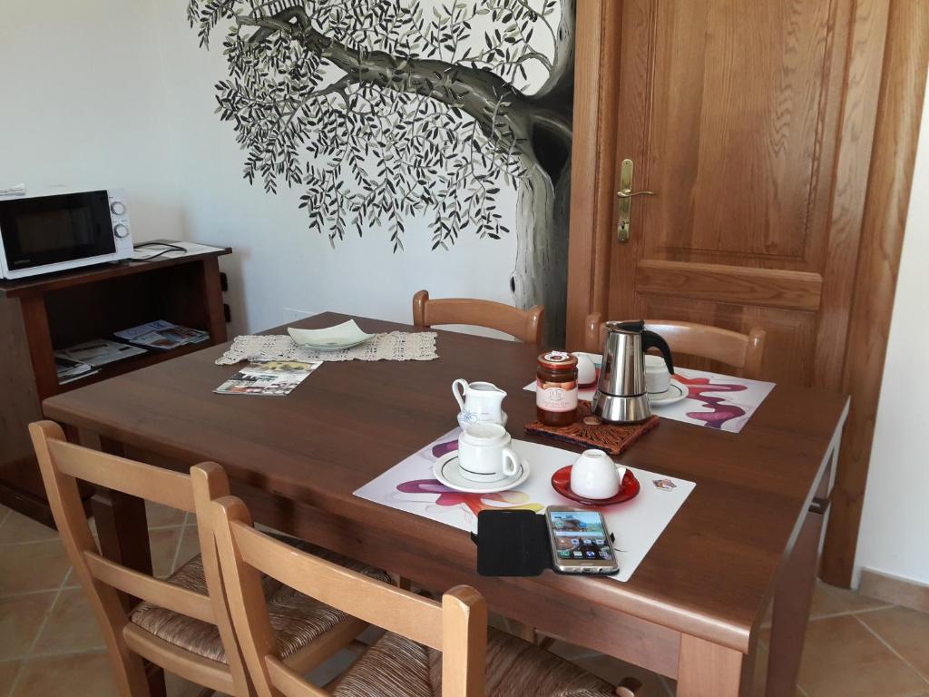 Telewizja i/lub zestaw kina domowego w obiekcie Agriturismo La Stradaccia