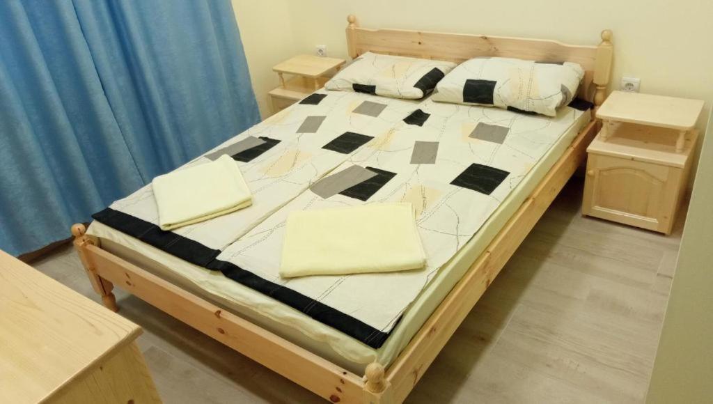 Ένα ή περισσότερα κρεβάτια σε δωμάτιο στο Luxury Studio Neptune Center