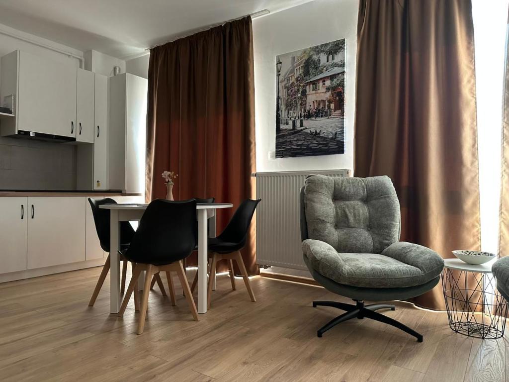 Posezení v ubytování Family Haven Segesvár