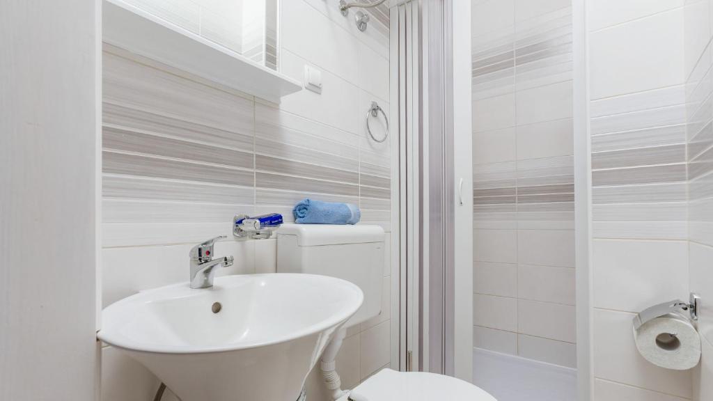 Koupelna v ubytování Riva Guesthouse