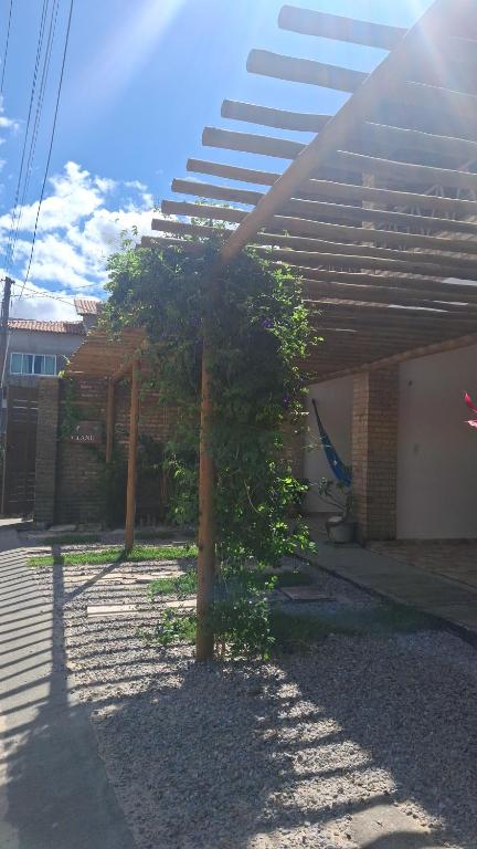 Κήπος έξω από το Pousada Manu Guajiru