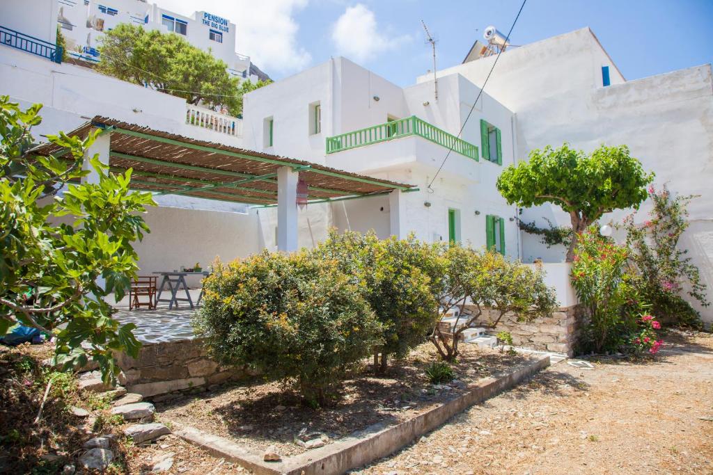 Zahrada ubytování Family Home PortoKatapola