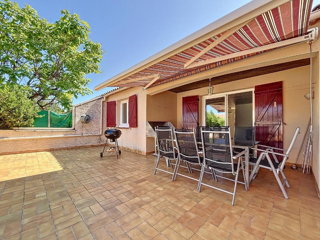 Balkón alebo terasa v ubytovaní Villa plain pied 7 pers., jardin, parking, à 10 min plage - Palavas - FR-1-715-50