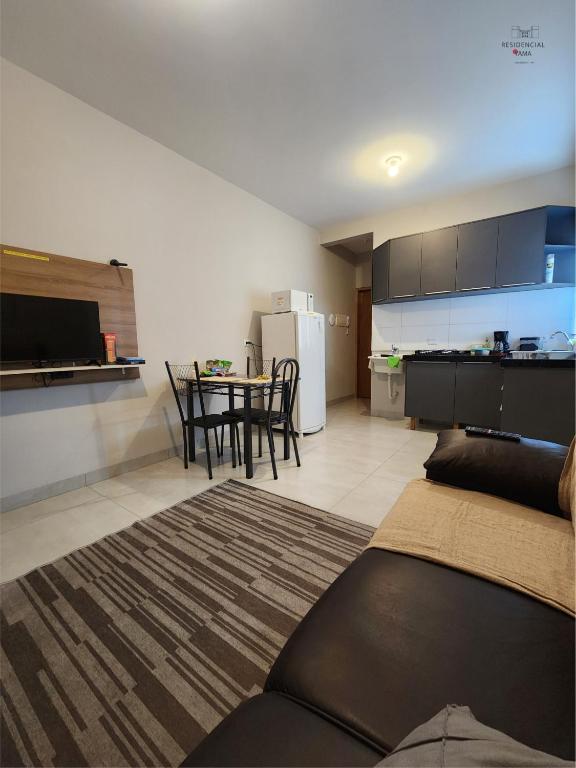 Kuchyň nebo kuchyňský kout v ubytování Residencial Yama