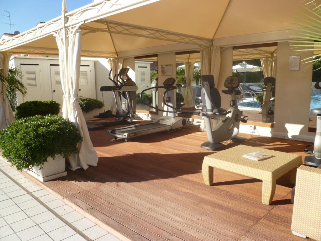 Fitness centrum a/nebo fitness zařízení v ubytování Hotel Conchiglia