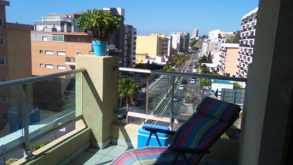 Balkón alebo terasa v ubytovaní Apartamento Carvajal Fuengirola