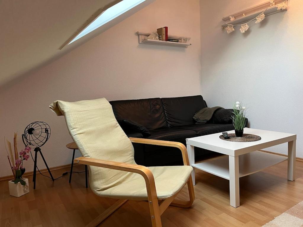 Posezení v ubytování Ferienwohnung Stark - Heidenrod