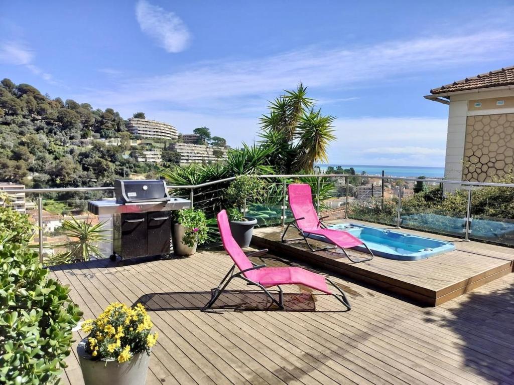 Appartement terrasse jacuzzi
