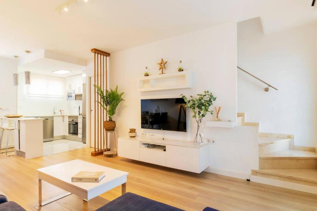 Dapur atau dapur kecil di Duplex Pink Nautilus beach