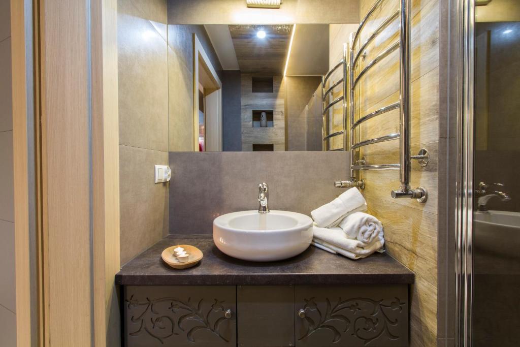 Kúpeľňa v ubytovaní Zakopane Apartamenty Skibówki
