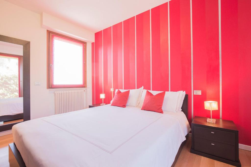 Posteľ alebo postele v izbe v ubytovaní Marina Loft